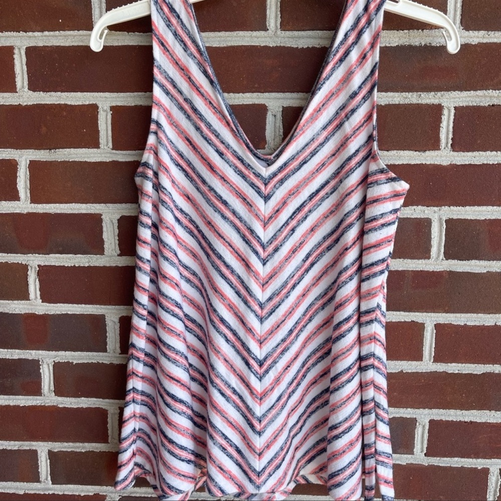 GAP Stripe Flared Tank Top Small